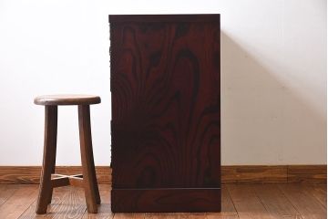 展示美品　岩谷堂箪笥　NO.630　桐文様　銀河8号　中型タンス(整理箪笥、チェスト、桐箪笥、桐たんす)
