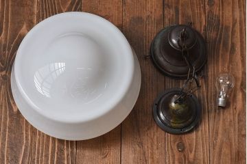 昭和レトロ ぽってりとしたフォルムが素朴な味わいのペンダントライト(天井照明、吊り下げ照明)(1)