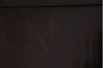 【商談品】古民具　古さを感じる木の質感　明治期の板戸(引き戸、建具)3枚組