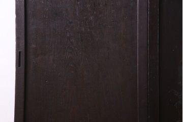 【商談品】古民具　古さを感じる木の質感　明治期の板戸(引き戸、建具)3枚組