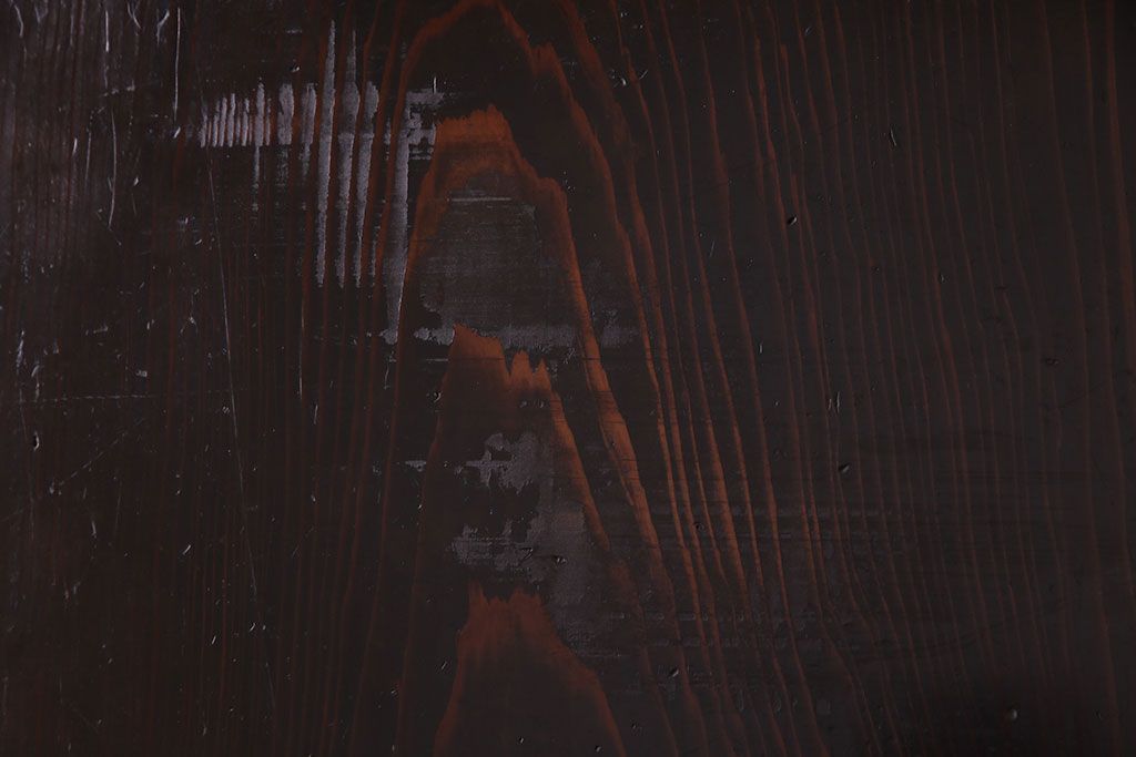 【商談品】古民具　古さを感じる木の質感　明治期の板戸(引き戸、建具)3枚組