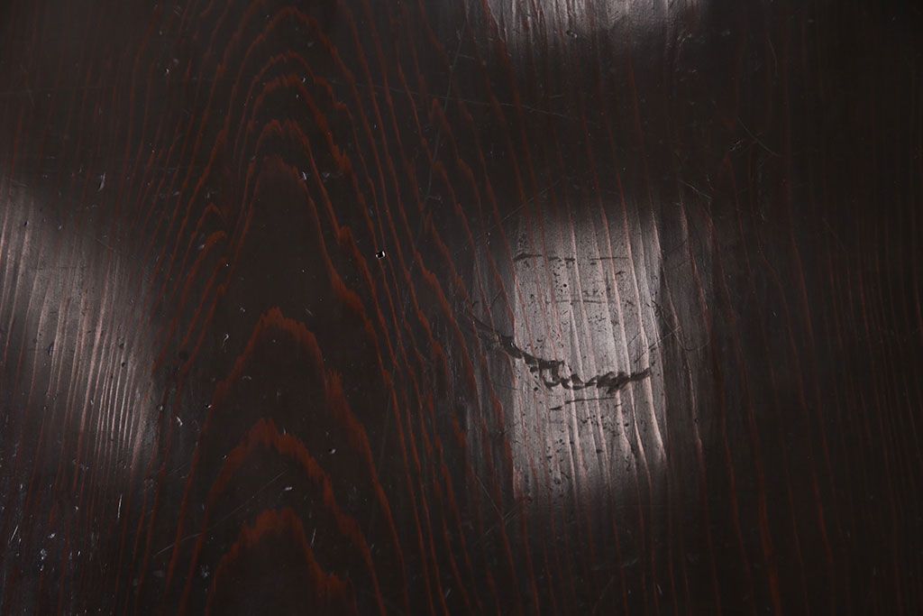 【商談品】古民具　古さを感じる木の質感　明治期の板戸(引き戸、建具)3枚組