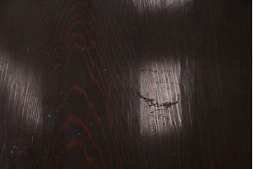 【商談品】古民具　古さを感じる木の質感　明治期の板戸(引き戸、建具)3枚組