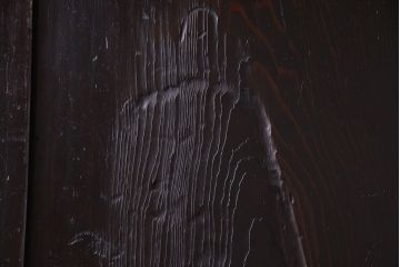 【商談品】古民具　古さを感じる木の質感　明治期の板戸(引き戸、建具)3枚組