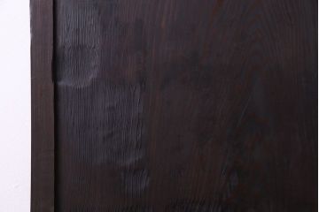 【商談品】古民具　古さを感じる木の質感　明治期の板戸(引き戸、建具)3枚組