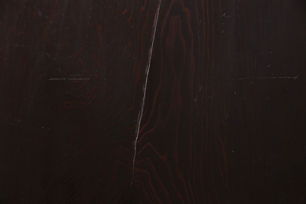 【商談品】古民具　古さを感じる木の質感　明治期の板戸(引き戸、建具)3枚組