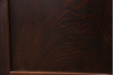 【商談品】古民具　古さを感じる木の質感　明治期の板戸(引き戸、建具)3枚組