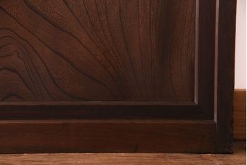 和製アンティーク　明るい和の空間を演出する上品なガラス戸(引き戸、建具)4枚組