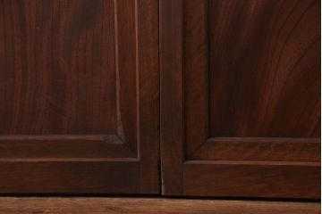 和製アンティーク　明るい和の空間を演出する上品なガラス戸(引き戸、建具)4枚組