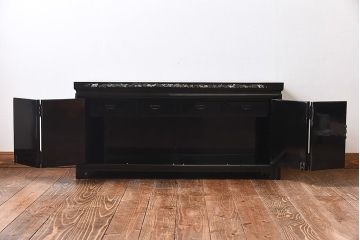 中古　ゴージャスな螺鈿ローボード(サイドボード、チェスト、飾り台)