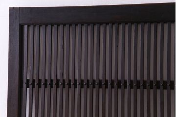 和製アンティーク　金具がアクセントのモダンな蔵戸(引き戸、建具、玄関戸)