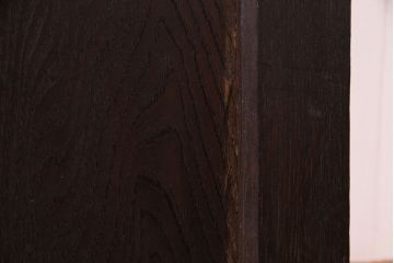 和製アンティーク　金具がアクセントのモダンな蔵戸(引き戸、建具、玄関戸)