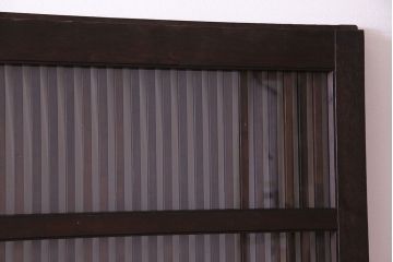 和製アンティーク　金具がアクセントのモダンな蔵戸(引き戸、建具、玄関戸)