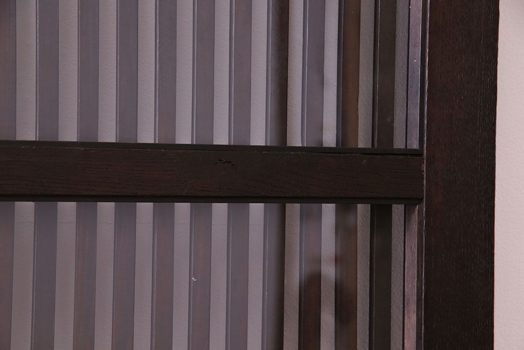 和製アンティーク　金具がアクセントのモダンな蔵戸(引き戸、建具、玄関戸)