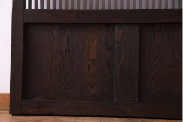 和製アンティーク　金具がアクセントのモダンな蔵戸(引き戸、建具、玄関戸)