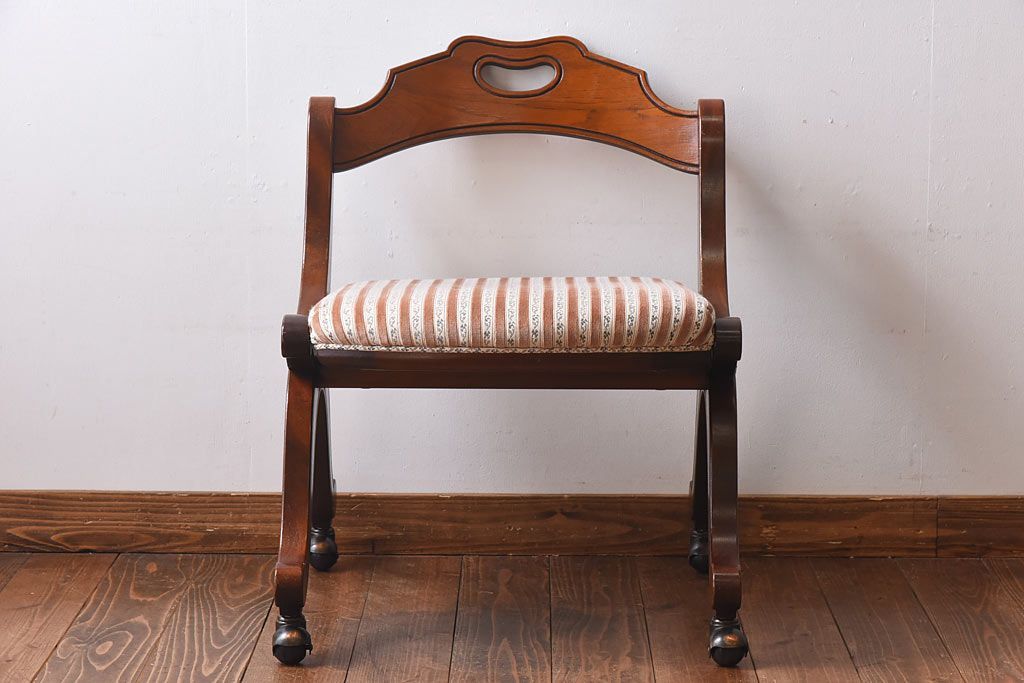 中古　DREXEL HERITAGE(ドレクセルヘリテイジ)　ESPERANTO(エスペラント)　キャスター付きサイドチェア(定価約20万円)(2)