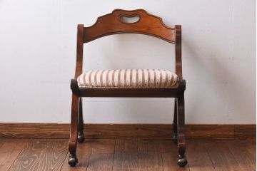 中古　DREXEL HERITAGE(ドレクセルヘリテイジ)　ESPERANTO(エスペラント)　キャスター付きサイドチェア(定価約20万円)(2)