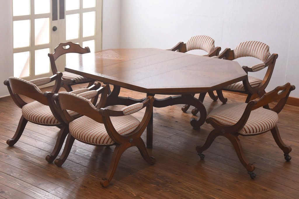 中古　DREXEL HERITAGE(ドレクセルヘリテイジ)　ESPERANTO(エスペラント)　キャスター付きサイドチェア(定価約20万円)(2)