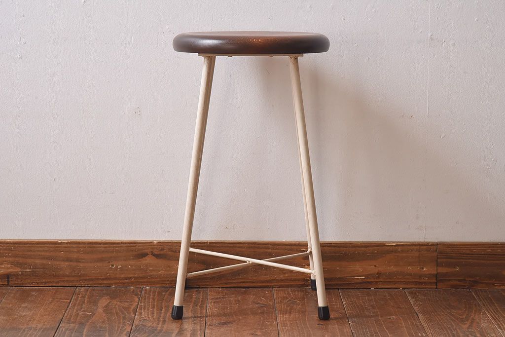 鉄脚 丸椅子 古道具 アンティーク 636063c115c17d711a2a69a9510759