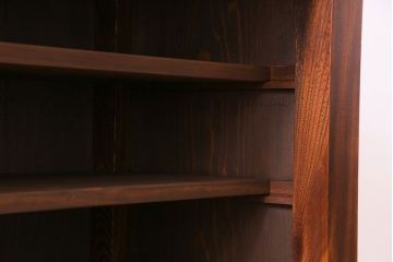 ビンテージ家具　ビンテージ　国産手造り　木肌のあたたかみが魅力のケヤキ製車箪笥(帳場箪笥、戸棚)