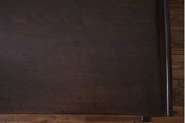 アンティーク家具　古民具・骨董　総栗材　素朴な木の質感が味わい深い文机(ローテーブル、センターテーブル)