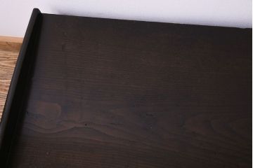 アンティーク家具　古民具・骨董　総栗材　素朴な木の質感が味わい深い文机(ローテーブル、センターテーブル)