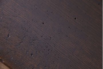 アンティーク家具　古民具・骨董　総栗材　素朴な木の質感が味わい深い文机(ローテーブル、センターテーブル)