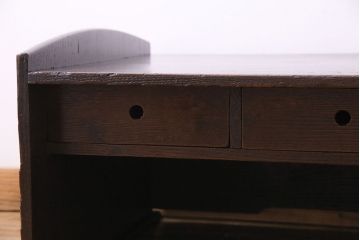 アンティーク家具　古民具・骨董　総栗材　素朴な木の質感が味わい深い文机(ローテーブル、センターテーブル)