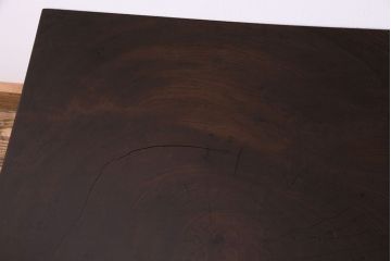 アンティーク家具　和製アンティーク　大胆な杢目が目を引く総ケヤキ材の文机(センターテーブル)