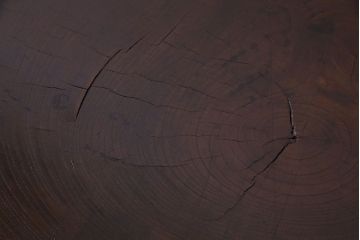 アンティーク家具　和製アンティーク　大胆な杢目が目を引く総ケヤキ材の文机(センターテーブル)