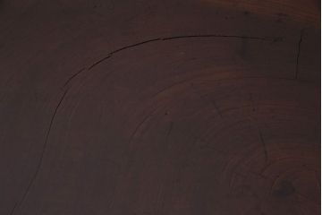 アンティーク家具　和製アンティーク　大胆な杢目が目を引く総ケヤキ材の文机(センターテーブル)