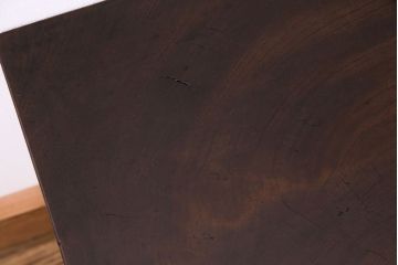 アンティーク家具　和製アンティーク　大胆な杢目が目を引く総ケヤキ材の文机(センターテーブル)