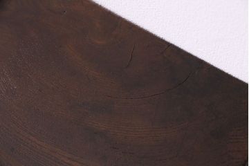 アンティーク家具　和製アンティーク　大胆な杢目が目を引く総ケヤキ材の文机(センターテーブル)