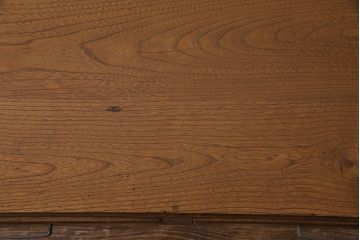 レトロ家具　昭和レトロ　明るい色味が魅力!栓材製の小振りな文机(センターテーブル)