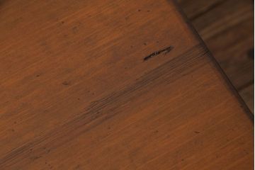 【S様ご成約分】和製アンティーク　2色づかいが愛らしい小振りの文机(センターテーブル)
