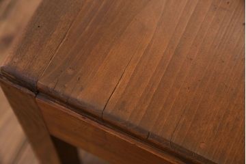 【S様ご成約分】和製アンティーク　2色づかいが愛らしい小振りの文机(センターテーブル)