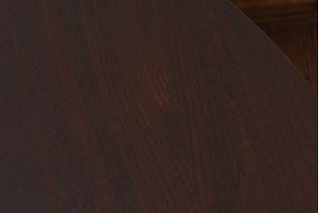 レトロ家具　昭和レトロ　栓材　渋みのある懐かしい雰囲気の丸ちゃぶ台(座卓、ローテーブル)