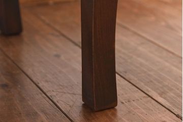 レトロ家具　昭和レトロ　栓材　渋みのある懐かしい雰囲気の丸ちゃぶ台(座卓、ローテーブル)