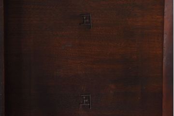 レトロ家具　昭和レトロ　栓材　渋みのある懐かしい雰囲気の丸ちゃぶ台(座卓、ローテーブル)