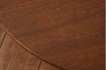 レトロ家具　昭和レトロ　栓材　温もりを感じる丸ちゃぶ台(座卓、ローテーブル)