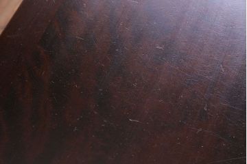 中古　北海道民芸家具　上品な雰囲気漂うビューローブックケース(ライティングビューロー、机、本箱、収納棚)(定価約49万円)