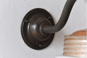 ビンテージ　柔らかなムード漂うブラケットライト(壁掛け照明、ウォールランプ)