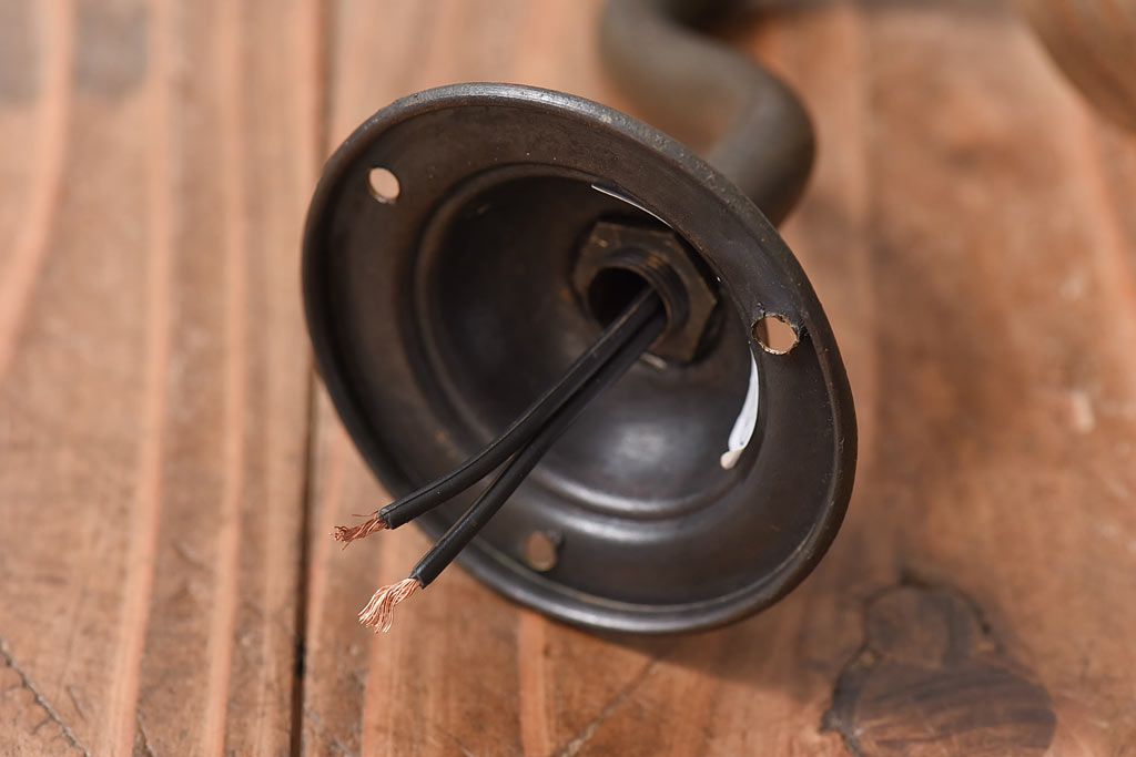 ビンテージ　柔らかなムード漂うブラケットライト(壁掛け照明、ウォールランプ)