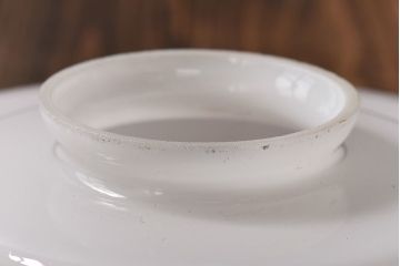 レトロな乳白ガラスのペンダントライト(吊り下げ照明・天井照明)