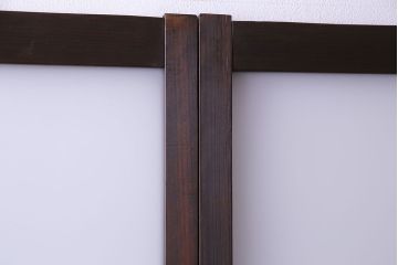 異なるガラスの組み合わせが味わい深い格子戸(引き戸、ガラス戸)4枚セット