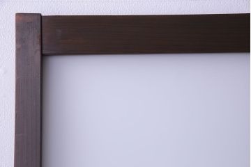 異なるガラスの組み合わせが味わい深い格子戸(引き戸、ガラス戸)4枚セット