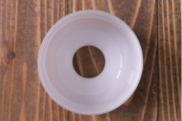 昭和中期　レトロな筒形シェードが愛らしいペンダントライト(天井照明、吊り下げ照明)(1)