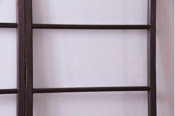 昭和レトロ　味わいのある風合いが魅力のガラス戸(引き戸、建具)2枚セット