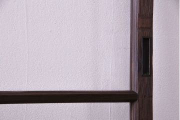 昭和レトロ　味わいのある風合いが魅力のガラス戸(引き戸、建具)2枚セット