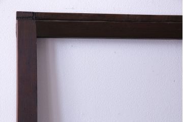 昭和レトロ　味わいのある風合いが魅力のガラス戸(引き戸、建具)2枚セット